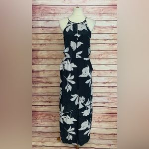 Lucky Brand Floral Maxi Dress, Pockets, Size Small